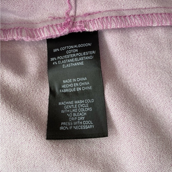 Jones New York Women's sizeXS Pink Lotus Button Denim Jacket with Fringe Epaulet - Picture 9 of 14